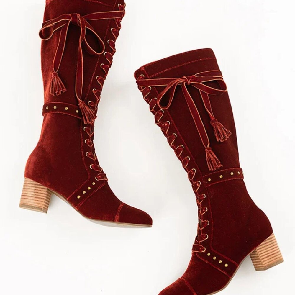 Joyfolie Women's Marita Tall Boot in Brick